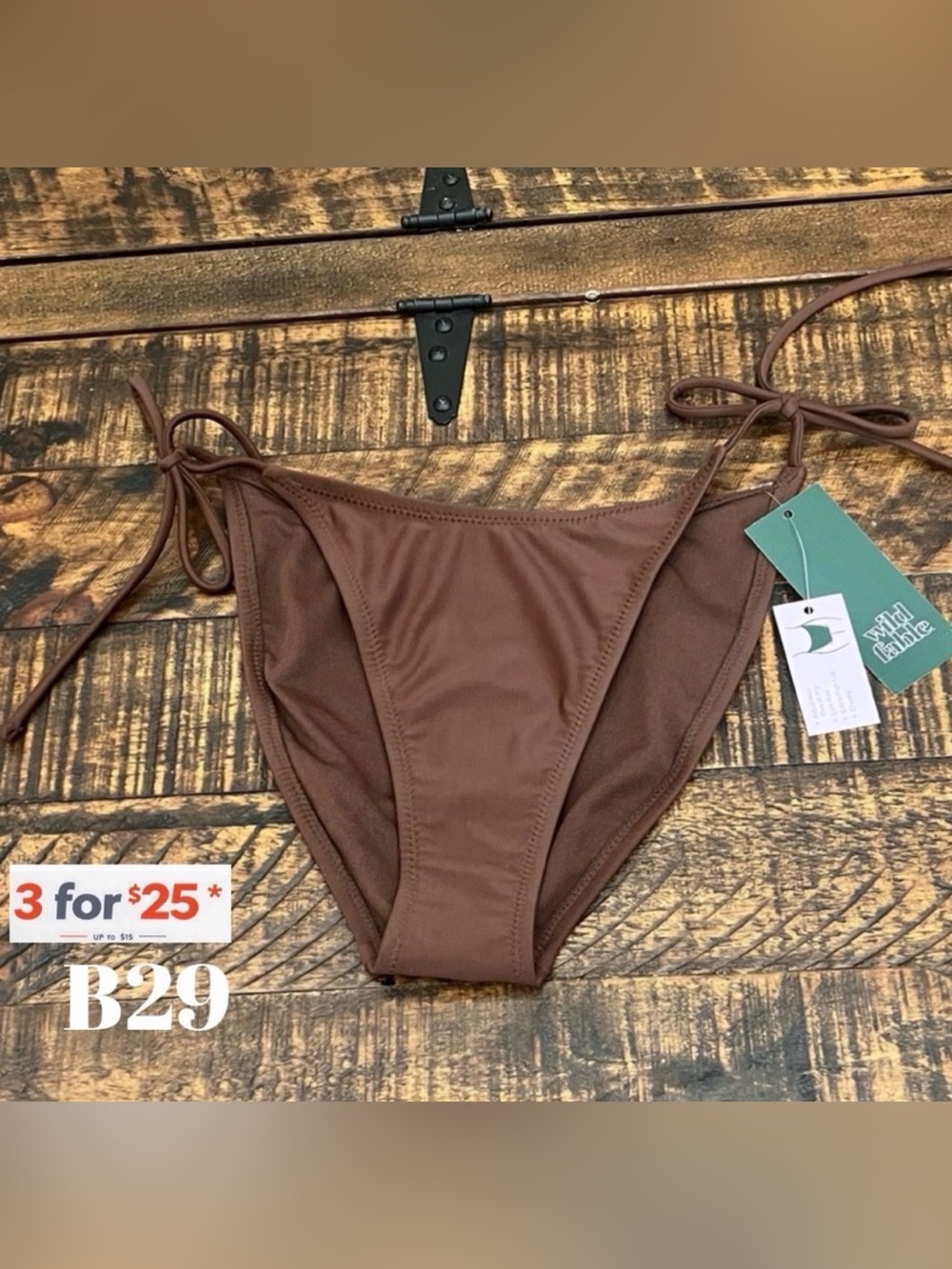 Brown Bikini Bottom